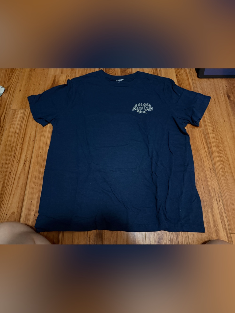 Old Navy Navy Blue Short Sleeve graphic Tee